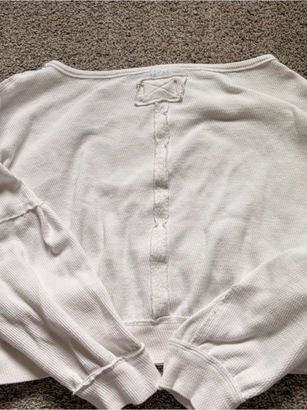 We The Free Cream Off-Shoulder Lightweight Sweater - Picture 2 of 5